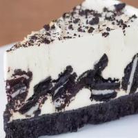 Oreo Cheesecake · House made cheesecake with an oreo cookie crust and topped with an oreo crumble.
