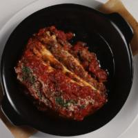 Lasagna Bolognese · bolognese sauce, italian sausage, ricotta, grana padano, imported pomodorina