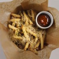 Parmesan Truffle Fries · served with house-made ketchup