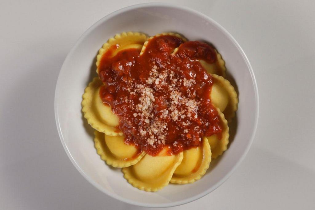 Cheese Ravioli · served with pomodorina sauce