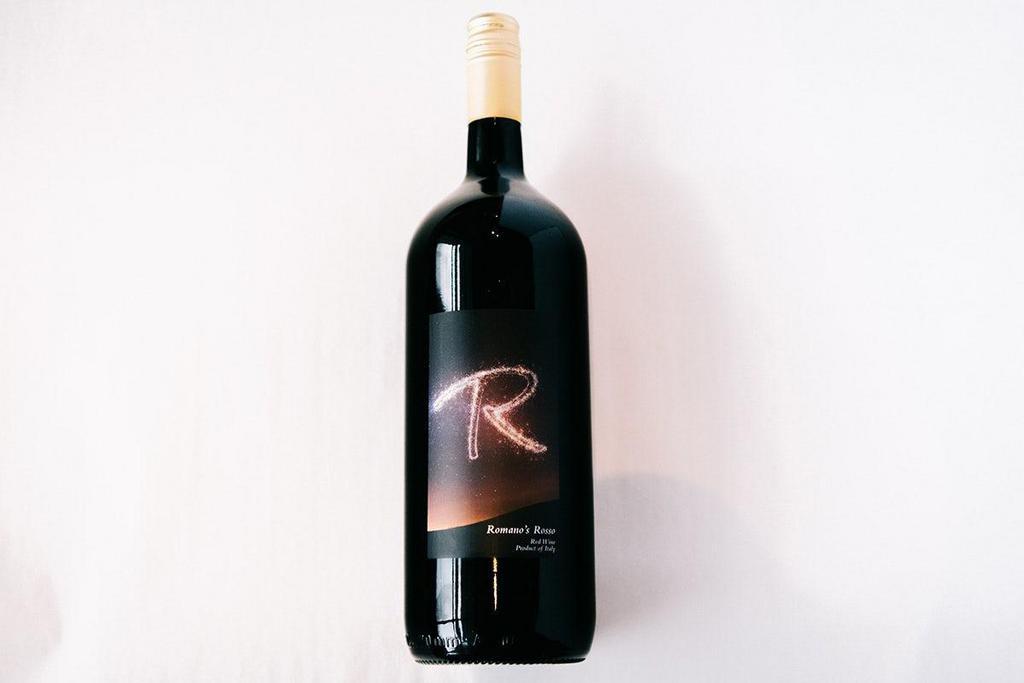 House Red Wine | Romano'S Rosso  · 1.5L | Italy | Romano's Rosso is a rich, round and velvety red blend, with hints of berries and red fruits. Romano's Rosso expresses a well-balanced and full-bodied structure offering an elegant and smooth finish.