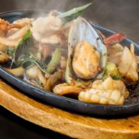 Seafood Feast · Prawn, basa fish, scallop, mussel & calamari.Please order rice separately.
