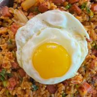 Kimchi Fried Rice · Vegetarian if no added sides. May add spam and fried eggs.