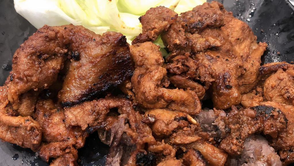 Spicy Pork Bulgogi  (Individual) 一人食 · Spicy marinated pork. Comes with one rice and side dishes. A complete meal for one person.