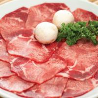 Beef Tongue (1/2 lb)(Uncooked) 生 半磅 · Sliced beef tongue