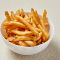 French Fries · Hand-cut Russests with seasoned salt. Served with vegan chipotle aioli. Gluten-free. Vegan.