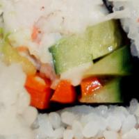 3. Shrimp Tempura Roll · Shrimp tempura, crab meat, avocado, cucumber, and gobo.