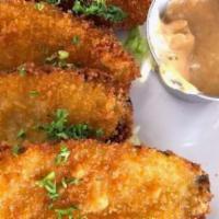Crispy Fried Zucchini · Served with chipotle mayo or ranch.