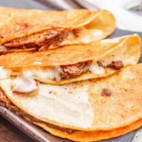 QUESABIRRIA&CONSOME · chihuahua cheese ,onion ,cilantro,lime
