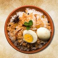 Egg Biryani Factory · Long grained rice flavored with fragrant spices flavored along with saffron and layered with...