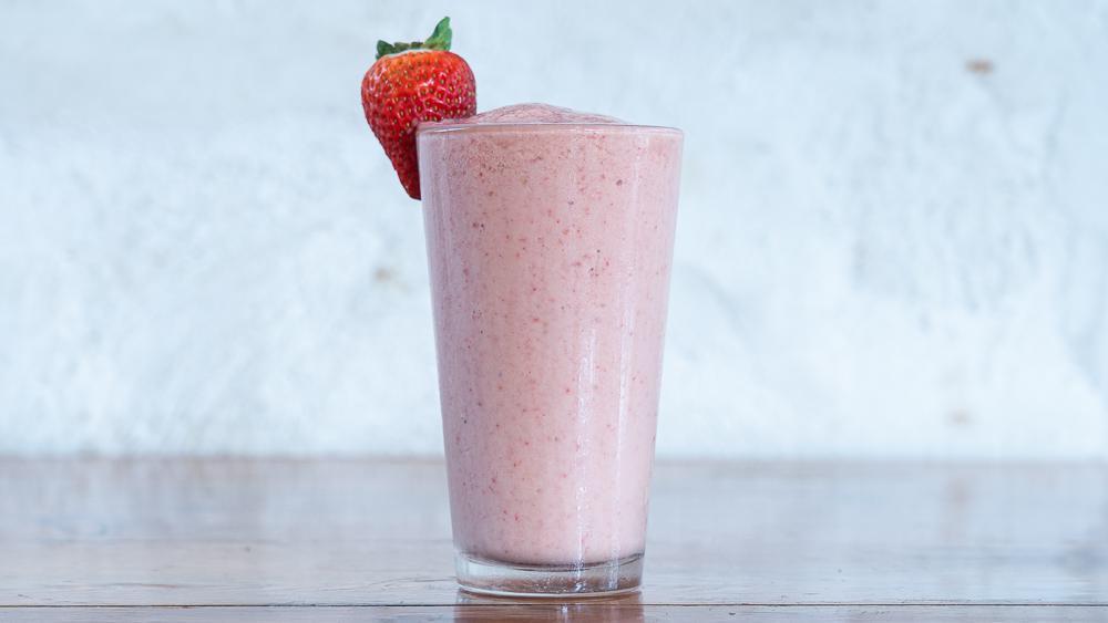 Fresh Fruit Smoothie (Strawberry/ Mango/ Blueberry) · come with banana, vanilla yogurt, orange juice.