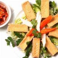 Tàu Hủ Chiên · Fried tofu.
