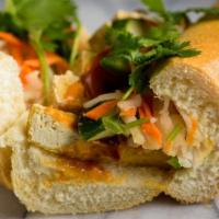 36. Spicy Tofu (Vegetarian)  · Tau Hu Cay. With a creamy Sriracha Mayo and Spicy Sate drizzle.