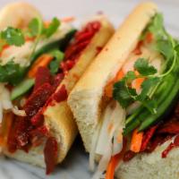40. Vegan Char Siu Pork · Vietnamese sandwich with Vegan Mayonnaise, a sweet & savory Asian bbq sauce, Vegan bbq pork ...