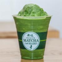Matcha Frappe · Ice blended matcha drink. Japanese tea with a cool taste of Hawaii.