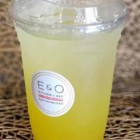 TURMERIC LEMONADE · Housemade signature lemonade made with lemon juice, turmeric, simple syrup, and water