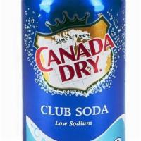 CLUB SODA · 12oz Bottle or Can (brand may vary)