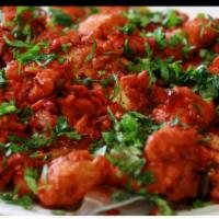 Chili Chicken · Chicken cooked with lots of chilies