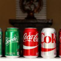 Soft Drinks · Coke, Diet Coke, Sprite, root beer, Dr. Pepper.