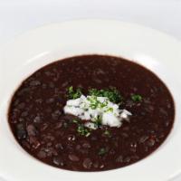 Black Bean Soup: Bowl · black bean soup, spanish onion, parsley. same delicious recipe from when we opened in 1997! ...