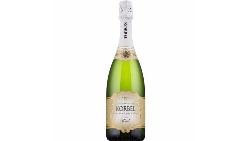 Korbel Brut (750 ml) · America’s favorite California champagne, KORBEL Brut is refined, with a balanced, medium-dry finish. Enjoy lively aromas of citrus and cinnamon leading to crisp flavors of orange, lime, vanilla and a hint of strawberry.