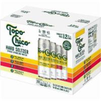 Topo Chico Hard Seltzer Variety Pack 24 pack  · Topo Chico Hard Seltzer is the only spiked sparkling water beverage inspired by the legendar...