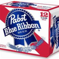Pabst Blue Ribbon 12pack cans 4.8%(ABV) · 