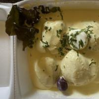 Papa a La Huancaina · Our famous creamy sauce, made from fresh cheese, milk, Peruvian yellow pepper and garlic, se...