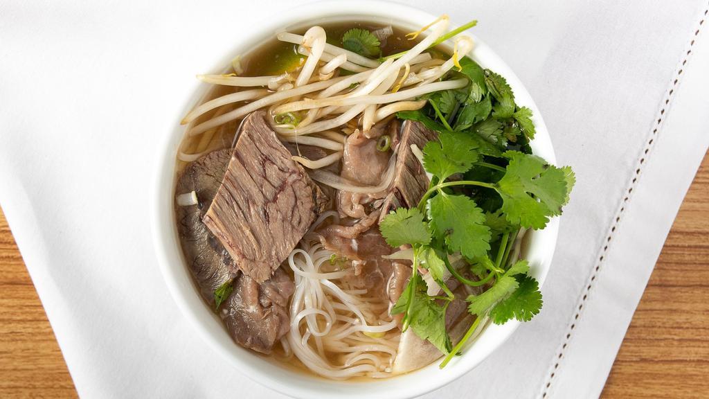 Special Beef Noodle Soup · What's good. Pho dac biet. Flank, well done, meat ball, rare beef.