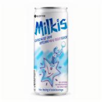 Milkis Original Soda · Milkis is a milky carbonated drink free of artificial food colors. This tall can contains sk...