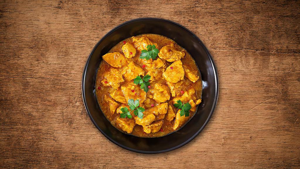 United Kadai Chicken(Bone-in) · A delicious, spicy, and flavorful dish made with marinated chicken, onions, tomatoes, ginger and garlic, and fresh ground spices.