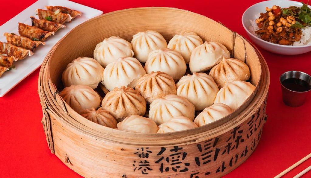 18 Pack Of Bao  · Mix-and-match any flavor of bao!