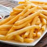 French Fries · Straight cut fries with ketchup
