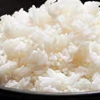 Rice · Side of challow (white), or pallow (seasoned) rice.