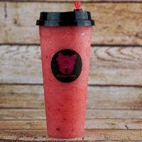 Icy Strawberry · Blended strawberry with strawberry jam, no additional sugar added. This drink is blended wit...