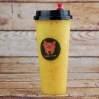 Icy Passion Fruit · Blended passion fruit with passion fruit Jam, no additional sugar added. This drink is blend...