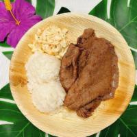 BBQ Beef · Grilled boneless beef marinated in our Hawaii-inspired BBQ sauce