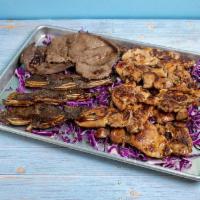Family BBQ Mix Combo Pack (Serve 6-8) · 12 pcs BBQ chicken, 6 pcs BBQ beef, 6 pcs BBQ short ribs, 8 scoops white rice, and 8 scoops ...