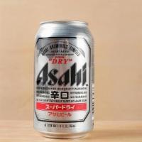Asahi Can (12 oz) · Crisp, easy drinking beer.. (Per ABC, food must be purchased with alcohol.)