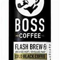 Boss Coffee Can · Japanese cold black coffee. 8 oz