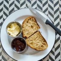 Multigrain · with butter and homemade jam