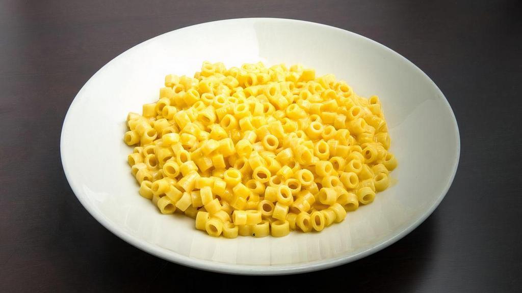 Adult Mac & Cheese · A classic favorite! A deliciously creamy cheese sauce served with our ditalini pasta. Yum!