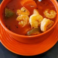 Caldo De Camarón · Shrimp Stew.