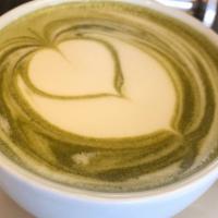 Matcha Green TEA Latte · Organic Green TEA Powder Steamed With Milk. Available with Hot & ICED.