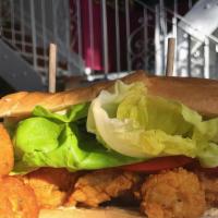 Oyster Po'Boy · Remoulade sauce.