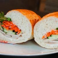 Ha Noi Pork Loaf · Loaded with silky Vietnamese pork loaf (chả) and the traditional fillings: mayo, cucumber, p...