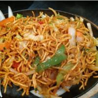 Noodle Stir-Fry · Veggie. Vegetables and noodles stir fried in a spicy sauce.