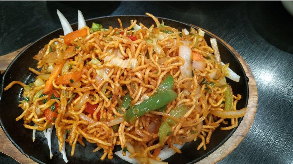 Noodle Stir-Fry · Veggie. Vegetables and noodles stir fried in a spicy sauce.