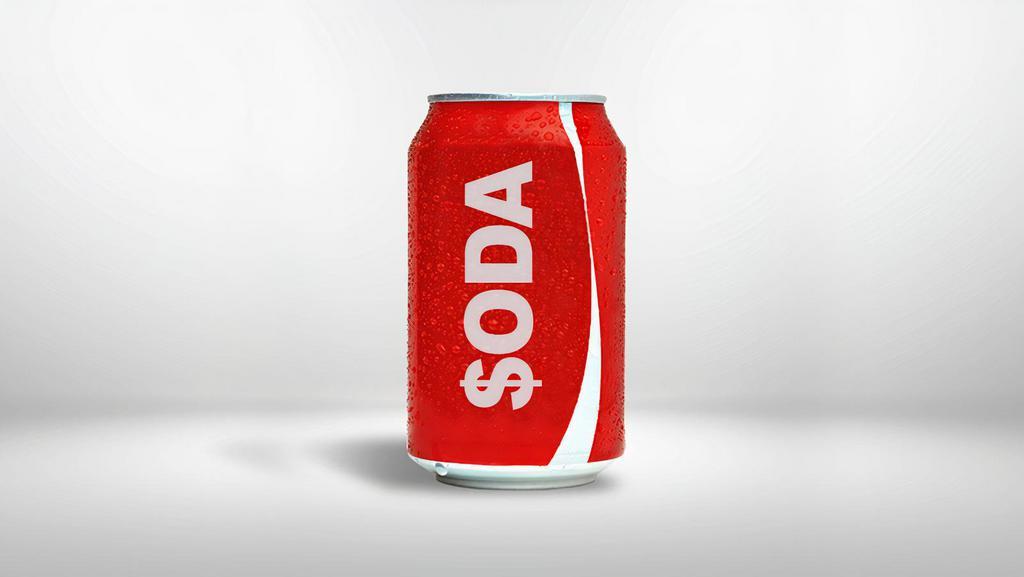 Fountain Soda · Canned soda with your choice of flavor!