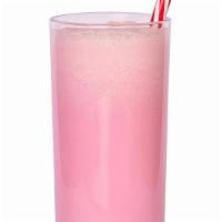 Strawberry Shake · Classic blend of strawberry ice cream and whole milk. Topped with whipped cream.